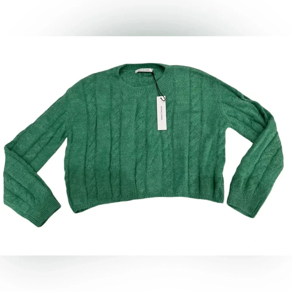 NWT REVOLVE Stitches and Stripes Green Sweater